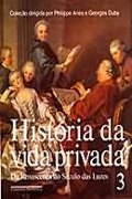 Capa do livro Histria da vida privada 