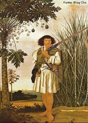 Albert van der Eckhout a convite do governador-geral do Brasil holands, Maurcio de Nassau, viveu no Brasil, onde permanece entre 1637 e 1644. Nesse perodo Eckhout realizou sua principal obra, composta de oito representaes em tamanho natural de habitantes locais e doze naturezas-mortas de frutas tropicais. Essa coleo, com que, em 1654, Maurcio de Nassau presenteou seu primo Frederico III, rei da Dinamarca, pertence hoje ao Museu Nacional da Dinamarca.
<br><br/>
Palavras-chave: relaes culturais, arte, expedio, Brasil, paisagens, escravido, retratos.