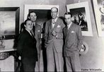 Os artistas modernistas Cndido Portinari, Antnio Bento, Mrio de Andrade e Rodrigo Melo Franco: 1936. <br><br/> Palavras-chave: relaes de poder, relaes culturais, Modernismo, arte, Brasil.