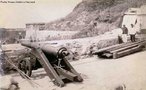 Acervo da srie coleo de fotografias de Juan Gutierrez inclui diversas fotografias sobre a Revolta da Armada, um registro que pode ser compreendido como uma crnica visual da cidade ferida pelos combates dos marinheiros. Fortaleza de So Joo, 1894.  <br><br/> Palavras-chave: relaes de poder, relaes culturais, Rio de Janeiro, violncia.