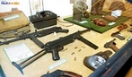 Armas utilizadas na Segunda Guerra Mundial, exemplares expostos no Museu do Expedicionrio em Curitiba - Paran. <br><br/> Palavras-chave: relaes de poder, Foras Armadas, Exrcito Brasileiro, Fora Expedicionria Brasileira, Armas, Museu do Expedicionrio, Curitiba, Paran.