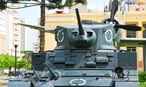 Tanque de guerra utilizado pela FEB durante a Segunda Guerra Mundial, exposto no Museu do Expedicionrio em Curitiba - Paran. <br><br/> Palavras-chave: relaes de poder, Estado, Foras Armadas, Exrcito Brasileiro, Fora Area Brasileira, Fora Expedicionria Brasileira, Museu do Expedicionrio, Curitiba, Paran.