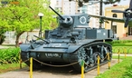 Tanque de guerra utilizado pela FEB durante a Segunda Guerra Mundial, exposto no Museu do Expedicionrio em Curitiba - Paran. <br><br/> Palavras-chave: relaes de poder, Estado, Foras Armadas, Exrcito Brasileiro, Fora Area Brasileira, Fora Expedicionria Brasileira, Museu do Expedicionrio, Curitiba, Paran.