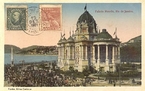 Construdo em 1904 para ser o Pavilho do Brasil na Exposio de Saint Louis, de 30 de abril a 1 de dezembro de 1904 (comemorao do centenrio de integrao do Estado de Louisiana aos EUA), durante o regime republicano do Presidente Francisco de Paula Rodrigues Alves, com o intuito de firmar o Brasil perante a situao mundial que vivia a euforia da Belle poque. 23/07/1906 - Inaugurado no Rio de Janeiro para a 3 Conferncia Pan-Americana - O orador, Baro do Rio Branco, batiza o ento Pavilho do Brasil como Palcio Monroe, em homenagem ao Presidente dos EUA. Em 11 de outubro de 1975, o Presidente Ernesto Geisel autorizou o Patrimnio da Unio a providenciar a demolio do Palcio Monroe.<br></br>  Palavras-chave: relaes de produo, cultura, Estado, governo, Rio de Janeiro, Rodrigues Alves, demolio.