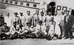 Copa de 1950 - jogadores no aeroporto