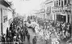 Curitiba antiga - Corso na rua XV