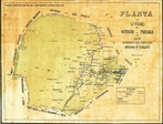 Este mapa de obras e viao  bastante simplificado, no constando nele nem mesmo a rede hidrogrfica. A preocupao nica de seus elaboradores foi a de registrar estradas de ferro e rodagem que nessa poca estavam concludas ou em construo. <br><br/> Palavras-chave: Paran, mapa, estradas de ferro.