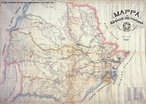 Mapa do Estado do Paran de 1912, perodo de intensificao da explorao agrcola dos campos gerais, criao de centros urbanos e inicio da colonizao do norte, noroeste e oeste do Estado. <br><br/> Palavras-chave: relaes de poder, Estado, fronteiras geogrficas, espao geogrfico, ocupao do espao fsico, geopoltica, mapa histrico, colonizao, explorao, agricultura e urbanizao.