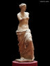 A Vênus de Milo é uma famosa estátua grega. Ela representa a deusa grega Afrodite, do amor sexual e beleza física, tendo ficado no entanto mais conhecida pelo seu nome romano, Vénus. É uma escultura em mármore com 203 cm de altura, que data de cerca de 130 a.C., e que se pensa ser obra de Alexandros de Antióquia. O rei Luís XVIII da França, presenteou-a ao Museu do Louvre, em Paris, onde está agora. <br><br/> Palavras-chave: relações culturais, história da arte, Grécia Antiga, escultura, Vênus, Afrodite, Museu do Louvre.