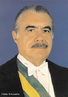 José Ribamar Sarney de Araújo Costa foi 31º presidente do Brasil, de 1985 a 1990. Sarney assumiu a presidência após o falecimento de Tancredo Neves.<br><br/> Palavras-chave: relações de poder, poder executivo, governo, república, Brasil.